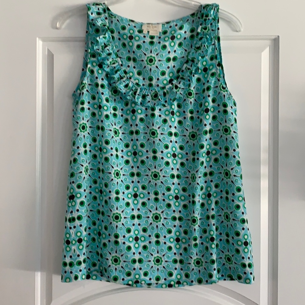 Kate Spade Cotton and Silk Summer Sleeveless Top
